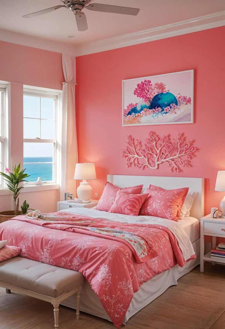 15 Dreamy Pink Coastal Bedroom Ideas: Beachy & Aesthetic