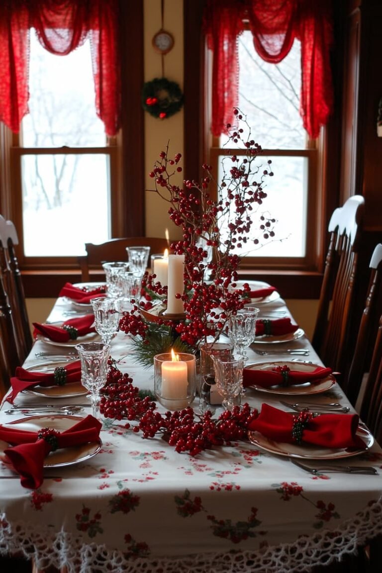 23 Beautiful Christmas Dining Table Decor Ideas You Have to Follow